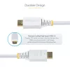 StarTech.com 3m Premium sertificēts HDMI 2.0 kabelis, 4K 60Hz/1440p 144Hz, HDR10/HDCP 2.2/ARC, 18Gbps, balts