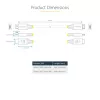 StarTech.com 3m Premium sertificēts HDMI 2.0 kabelis, 4K 60Hz/1440p 144Hz, HDR10/HDCP 2.2/ARC, 18Gbps, balts