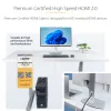 StarTech.com 3m Premium sertificēts HDMI 2.0 kabelis, 4K 60Hz/1440p 144Hz, HDR10/HDCP 2.2/ARC, 18Gbps, balts