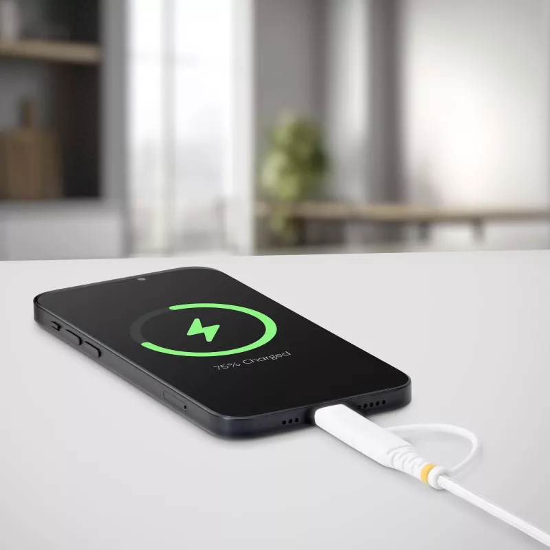 StarTech.com 1m (3ft) 2-in-1 Rugged USB-C lādēšanas kabelis ar Lightning adapteri, 30W/60W (3A), Apple MFi sertificēts, pīts USB-C lādētāja vads iPhone/iPad/Android