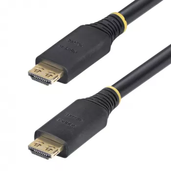 StarTech.com 35ft (10.6m) Aktīvs ātrgaitas HDMI kabelis ar satveršanas savienotājiem, 4K 60Hz/1440p 144Hz, HDR10/HDCP 2.2/ARC, 18Gbps, UHD HDMI 2.0 vads TV/monitoram/ekrānam, TPE apvalks