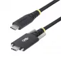 StarTech.com USB-C uzlādes kabelis 3m, sānu skrūvju fiksācija, 240W (5A) PD EPR, USB 2.0, izturīgs