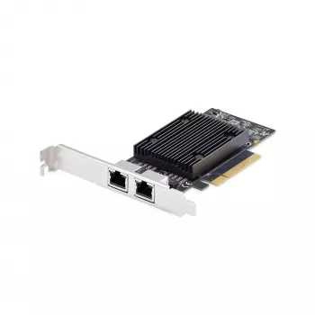 StarTech.com 2-Port PCIe 10Gb Ethernet tīkla karte, 10GbE tīkla interfeisa karte, Broadcom BCM57416 mikroshēmojums, Divi RJ45 10GBase-T/Gigabit, NIC karte, TAA