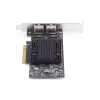 StarTech.com 2-Port PCIe 10Gb Ethernet tīkla karte, 10GbE tīkla interfeisa karte, Broadcom BCM57416 mikroshēmojums, Divi RJ45 10GBase-T/Gigabit, NIC karte, TAA