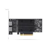StarTech.com 2-Port PCIe 10Gb Ethernet tīkla karte, 10GbE tīkla interfeisa karte, Broadcom BCM57416 mikroshēmojums, Divi RJ45 10GBase-T/Gigabit, NIC karte, TAA