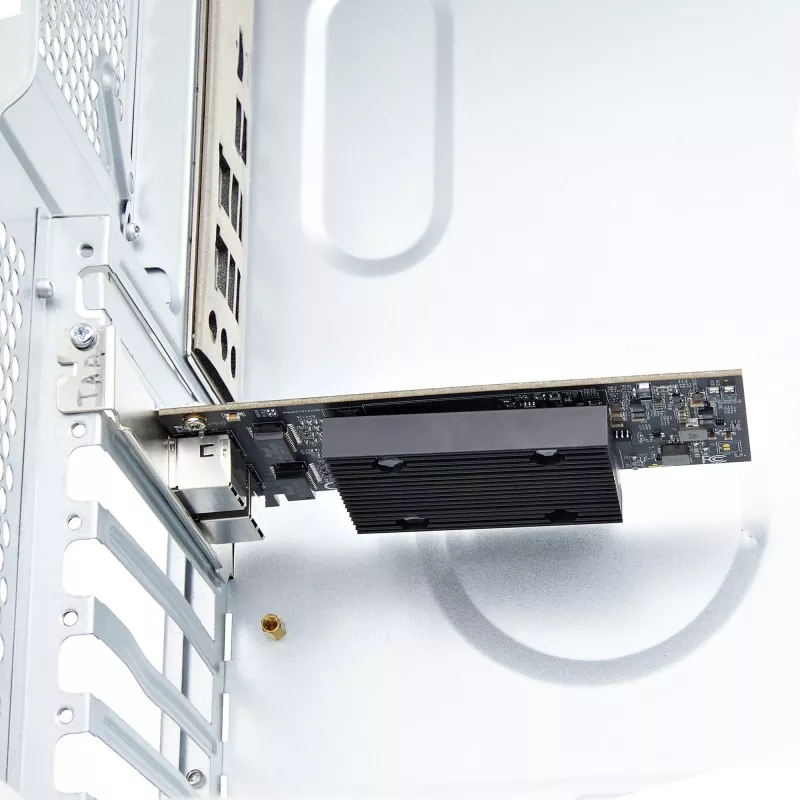 StarTech.com 2-Port PCIe 10Gb Ethernet tīkla karte, 10GbE tīkla interfeisa karte, Broadcom BCM57416 mikroshēmojums, Divi RJ45 10GBase-T/Gigabit, NIC karte, TAA