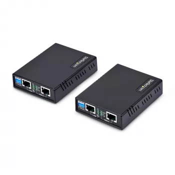 StarTech.com VDSL2 tīkla pagarinātāja komplekts pa vienu vadu, līdz 1 km, LAN atkārtotājs pa telefona līniju/CAT5e/CAT6, līdz 300 Mbps, aizstāj 110VDSLEXTEU - TAA