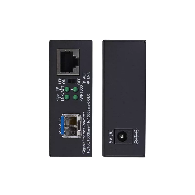 StarTech.com Gigabit Ethernet vara-uz-šķiedru pārveidotājs, SM LC, 20km, 10/100/1000 Mbps, RJ45 uz LC, pilns metāls, 9K Jumbo Frames, TAA atbilstošs