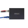 StarTech.com Gigabit Ethernet vara-uz-šķiedru pārveidotājs, SM LC, 20km, 10/100/1000 Mbps, RJ45 uz LC, pilns metāls, 9K Jumbo Frames, TAA atbilstošs