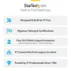 StarTech.com Gigabit Ethernet vara-uz-šķiedru pārveidotājs, SM LC, 20km, 10/100/1000 Mbps, RJ45 uz LC, pilns metāls, 9K Jumbo Frames, TAA atbilstošs