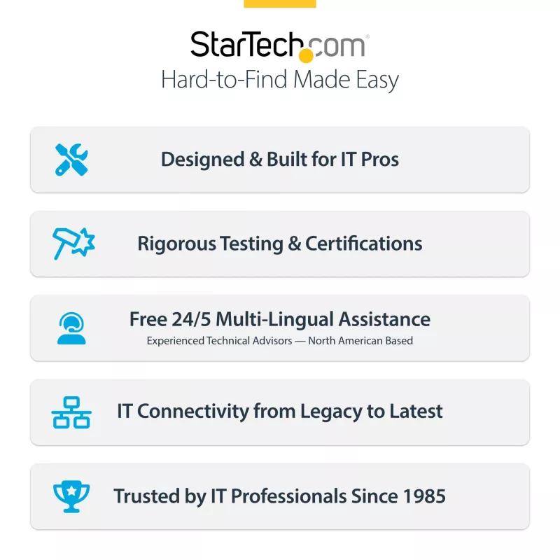 StarTech.com Gigabit Ethernet vara-uz-šķiedru pārveidotājs, SM LC, 20km, 10/100/1000 Mbps, RJ45 uz LC, pilns metāls, 9K Jumbo Frames, TAA atbilstošs