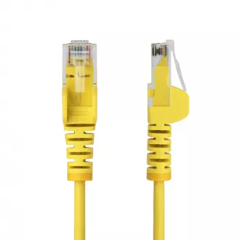 StarTech.com 1m Dzeltenais Sliktais CAT6 Ethernet Kabelis, Bezķēdes, 100W PoE, UTP, LSZH, 28AWG Tīrs Vara Vads, Sliktais RJ45 Tīkla Savienojuma Kabelis ar Stresa Atvieglojumiem, Individuāli Testēts