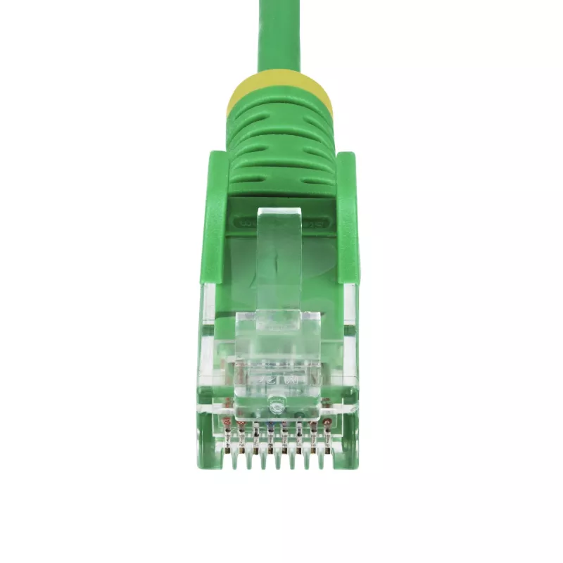 StarTech.com 7m Zaļš Slinkais CAT6 Ethernet Kabelis, Bezķēdes, 100W PoE, UTP, LSZH, 28AWG Tīrs Vara Stieples, Slinkais RJ45 Tīkla Savienojuma Kabelis ar Sprieguma Atslodzēm, Individuāli Testēts