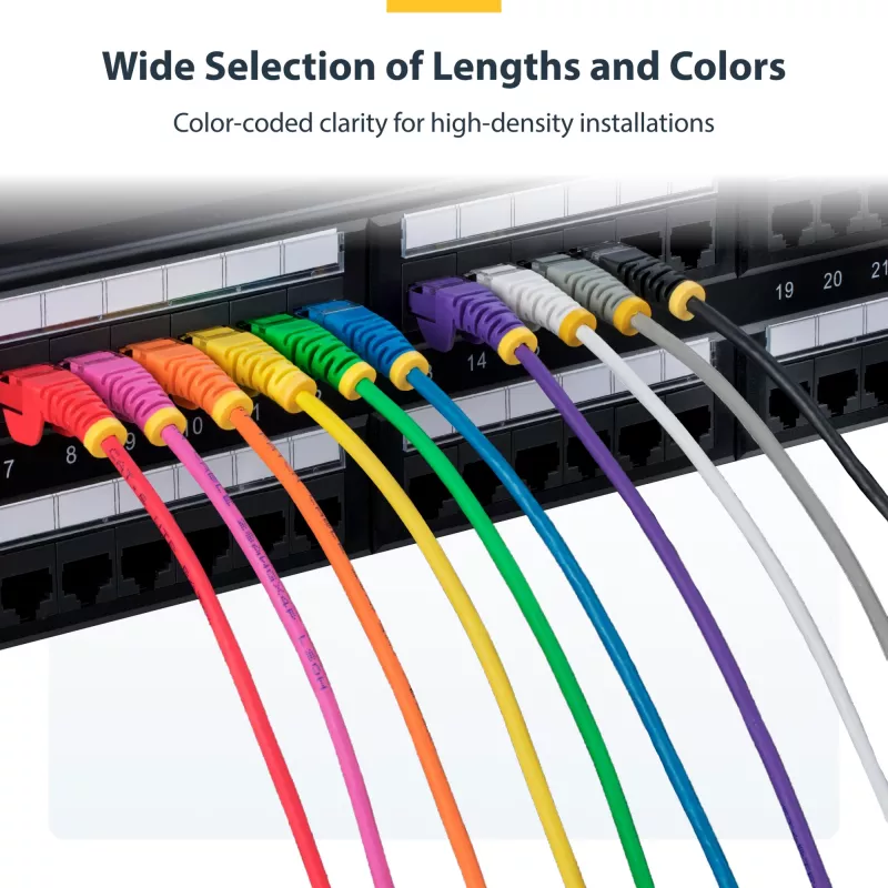StarTech.com 7m Zaļš Slinkais CAT6 Ethernet Kabelis, Bezķēdes, 100W PoE, UTP, LSZH, 28AWG Tīrs Vara Stieples, Slinkais RJ45 Tīkla Savienojuma Kabelis ar Sprieguma Atslodzēm, Individuāli Testēts