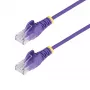 StarTech.com 10m Purpura Slim CAT6 Ethernet Kabelis, Bezāķīgs, 100W PoE, UTP, LSZH, 28AWG Tīrs Vara Vads, Plāns RJ45 Tīkla Savienojuma Kabelis ar Spriedzes Aizsardzību, Individuāli Testēts