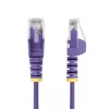 StarTech.com 10m Purpura Slim CAT6 Ethernet Kabelis, Bezāķīgs, 100W PoE, UTP, LSZH, 28AWG Tīrs Vara Vads, Plāns RJ45 Tīkla Savienojuma Kabelis ar Spriedzes Aizsardzību, Individuāli Testēts