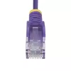 StarTech.com 10m Purpura Slim CAT6 Ethernet Kabelis, Bezāķīgs, 100W PoE, UTP, LSZH, 28AWG Tīrs Vara Vads, Plāns RJ45 Tīkla Savienojuma Kabelis ar Spriedzes Aizsardzību, Individuāli Testēts