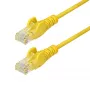 StarTech.com 10 m Dzeltens Plāns CAT6 Ethernet Kabelis, Bezķēdes, 100W PoE, UTP, LSZH, 28AWG Tīrs Vara Stieple, Plāns RJ45 Tīkla Savienojuma Vads ar Sprieguma Samazinātājiem, Individuāli Testēts