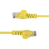 StarTech.com 10 m Dzeltens Plāns CAT6 Ethernet Kabelis, Bezķēdes, 100W PoE, UTP, LSZH, 28AWG Tīrs Vara Stieple, Plāns RJ45 Tīkla Savienojuma Vads ar Sprieguma Samazinātājiem, Individuāli Testēts