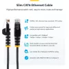 StarTech.com 10 m Dzeltens Plāns CAT6 Ethernet Kabelis, Bezķēdes, 100W PoE, UTP, LSZH, 28AWG Tīrs Vara Stieple, Plāns RJ45 Tīkla Savienojuma Vads ar Sprieguma Samazinātājiem, Individuāli Testēts