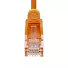 StarTech.com 15m Oranžs Slīps CAT6 Ethernet Kabelis, Bezāķis, 100W PoE, UTP, LSZH, 28AWG Tīra Vara Stieple, Slīps RJ45 Tīkla Savienojuma Kabelis ar Sprieguma Atvieglojumiem, Individuāli Testēts