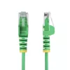 StarTech.com 15m Zaļš Slinkais CAT6 Ethernet Kabelis, Bezķepurs, 100W PoE, UTP, LSZH, 28AWG Tīrs Vara Stieple, Slinkais RJ45 Tīkla Savienojuma Kabelis ar Sprieguma Atslogotājiem, Individuāli Testēts