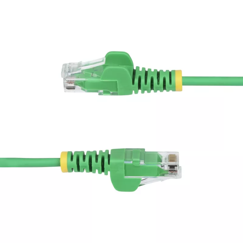 StarTech.com 15m Zaļš Slinkais CAT6 Ethernet Kabelis, Bezķepurs, 100W PoE, UTP, LSZH, 28AWG Tīrs Vara Stieple, Slinkais RJ45 Tīkla Savienojuma Kabelis ar Sprieguma Atslogotājiem, Individuāli Testēts