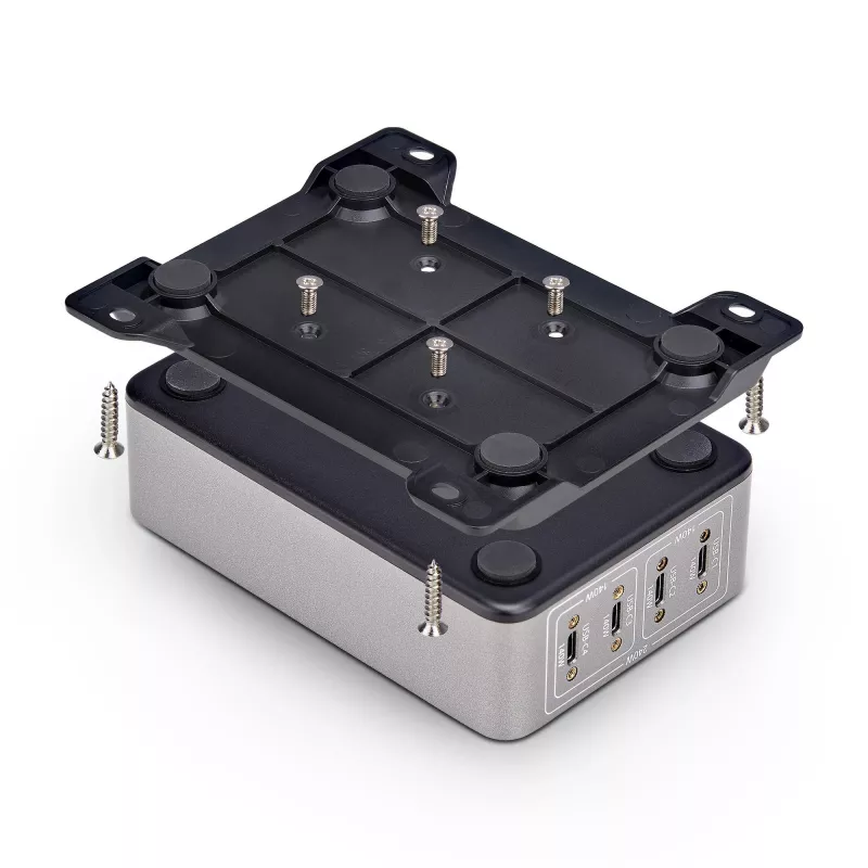 StarTech.com 4-portu USB-C lādētājs, 240W kopā, 140W EPR vienā portā, PD 3.1, skrūvējami porti, montāžas kronšteins