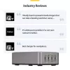 StarTech.com 4-portu USB-C lādētājs, 240W kopā, 140W EPR vienā portā, PD 3.1, skrūvējami porti, montāžas kronšteins