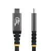 StarTech.com 1m USB4 kabelis, 80Gbps, USB-IF sertificēts USB-C kabelis, 240W PD, 8K 120Hz/4K 240Hz DP2.1 DP80, TPE apvalks, Thunderbolt 4 saderīgs - Melns USB-C vads