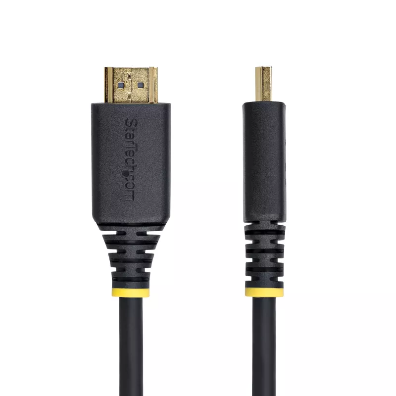 StarTech.com HDMI21-CBL-8K60-50CM HDMI kabelis 0.5 m HDMI Type A (Standarta) Melns