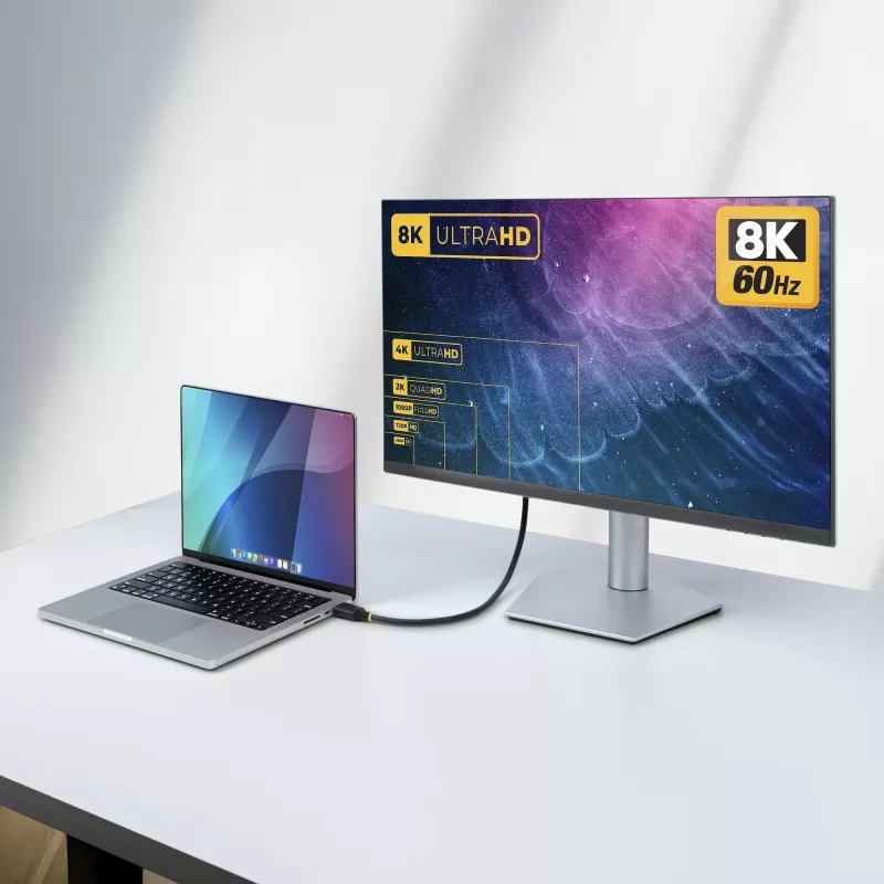 StarTech.com HDMI21-CBL-8K60-50CM HDMI kabelis 0.5 m HDMI Type A (Standarta) Melns