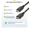 StarTech.com HDMI21-CBL-8K60-50CM HDMI kabelis 0.5 m HDMI Type A (Standarta) Melns