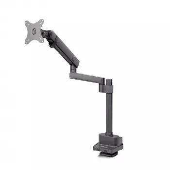 StarTech.com Galda Monitora Pamatne ar Mehānisko Atsperes Roku, līdz 40 collu Ekrānam/8 kg, C-Skava/Grommet, Uzstādīšana no Augšas, Bezinstrumentu Regulēšana