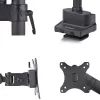 StarTech.com Galda Monitora Pamatne ar Mehānisko Atsperes Roku, līdz 40 collu Ekrānam/8 kg, C-Skava/Grommet, Uzstādīšana no Augšas, Bezinstrumentu Regulēšana
