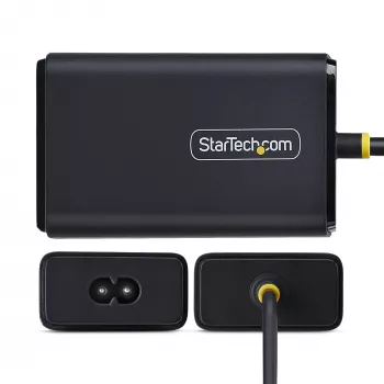 StarTech.com 65W USB-C lādētājs klēpjdatoram, 1,5m iebūvēts USB-C kabelis, barošanas adapteris Dell, XPS, HP ProBook, MacBook Pro, Microsoft Surface Pro