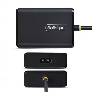 StarTech.com 100W USB-C lādētājs klēpjdatoram ar 1,5m iebūvētu USB-C kabeli, sienas adapteris Dell, XPS, HP ProBook, MacBook Pro, Microsoft Surface Pro
