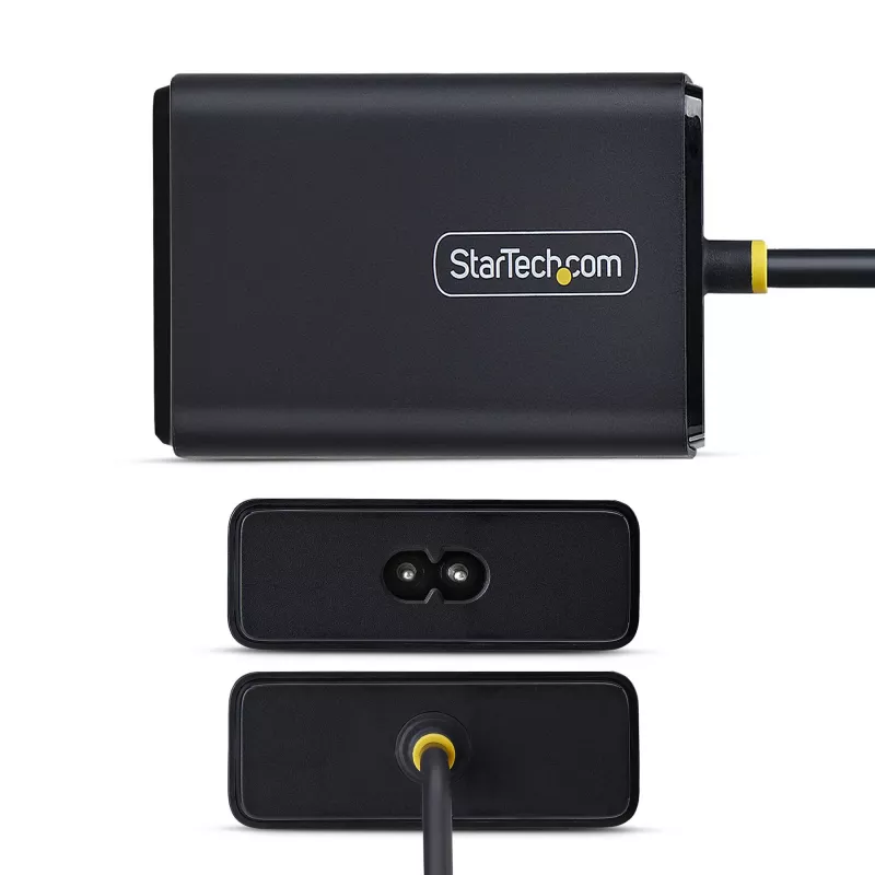 StarTech.com 100W USB-C lādētājs klēpjdatoram ar 1,5m iebūvētu USB-C kabeli, sienas adapteris Dell, XPS, HP ProBook, MacBook Pro, Microsoft Surface Pro