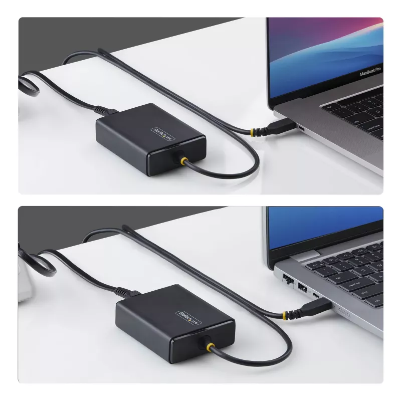 StarTech.com 100W USB-C lādētājs klēpjdatoram ar 1,5m iebūvētu USB-C kabeli, sienas adapteris Dell, XPS, HP ProBook, MacBook Pro, Microsoft Surface Pro