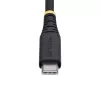 StarTech.com 1m USB-C uzlādes kabelis, 60W (3A) PD, dubultā pinuma neilona/TPE apvalks, izturīgs USB-C lādēšanas vads, USB 2.0 klēpjdatora lādētāja kabelis
