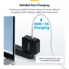 StarTech.com 2m balts USB-C uzlādes kabelis, 60W (3A) PD, dubultslāņa pīts neilons/TPE, izturīgs USB-C lādētāja vads, USB 2.0 klēpjdatora lādētāja kabelis