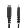 StarTech.com 3m USB-C Lādēšanas Kabelis, 60W (3A) PD, Divslāņu Pīts Neilona/TPE Apvalks, Izturīgs USB-C Lādēšanas Vads, USB 2.0 Klēpjdatora Lādētāja Kabelis
