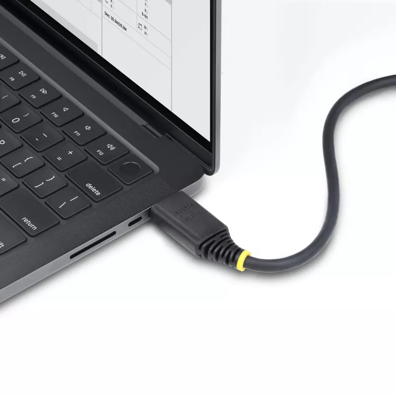 StarTech.com HDMI2-CABLE-GRIP-15M HDMI kabelis 15 m, HDMI vīriešu savienotāji, 18 Gbit/s, ARC, melns