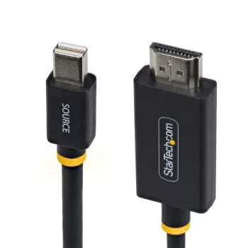 StarTech.com 1m Mini DisplayPort uz HDMI adaptera kabelis, 4K 60Hz ar HBR3/HDCP 2.3/DPCP, MDP uz HDMI 2.0, aktīvs video pārveidotājs