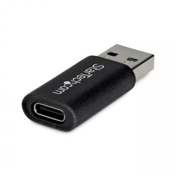 StarTech.com USB-A uz USB-C adapteris, USB-A vīrišķais uz USB-C sievišķo pārveidotājs, USB 10Gbps, 5V 900mA, USB uz USB-C adapteris USB-A lādētājiem/centrmezgliem