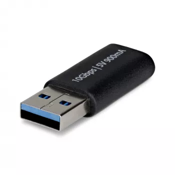 StarTech.com USB-A uz USB-C adapteris, USB-A vīrišķais uz USB-C sievišķo pārveidotājs, USB 10Gbps, 5V 900mA, USB uz USB-C adapteris USB-A lādētājiem/centrmezgliem