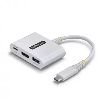 StarTech.com USB-C uz HDMI daudzportu adapteris ar 140W PD uzlādi, 4K 60Hz HDMI, USB 5Gbps centrmezgls, mini doks MacBook / Dell / Thinkpad / HP / iPad / planšetdatoriem