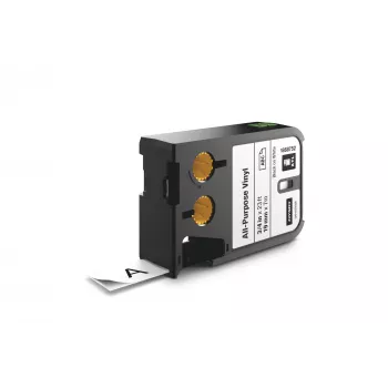 DYMO XTL Vispārējas nozīmes vinila etiķetes | 19 mm | Melns uz balta