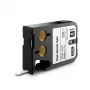 DYMO XTL termokrampļa caurulītes marķēšanai | 6 mm x 2,7 m | Melns uz balta