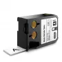 DYMO XTL termokursējamas caurulītes etiķetēm | 24 mm x 2,7 m | Melns uz balta
